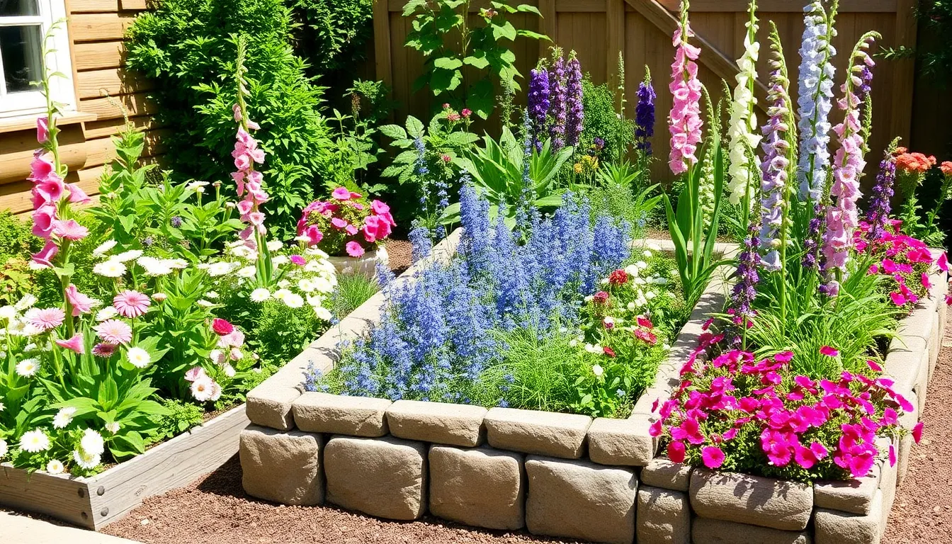 10 Easy Flower Bed Designs