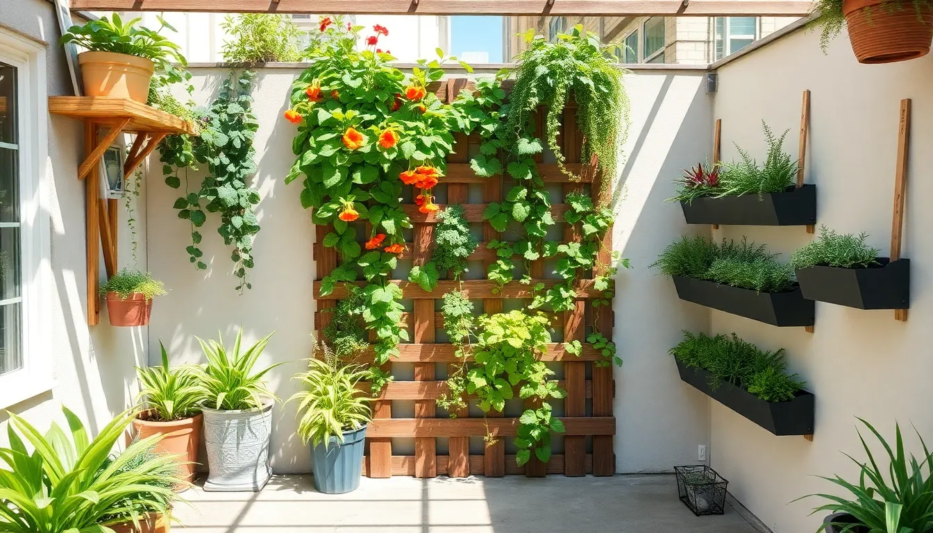 13 Vertical Patio Garden Ideas