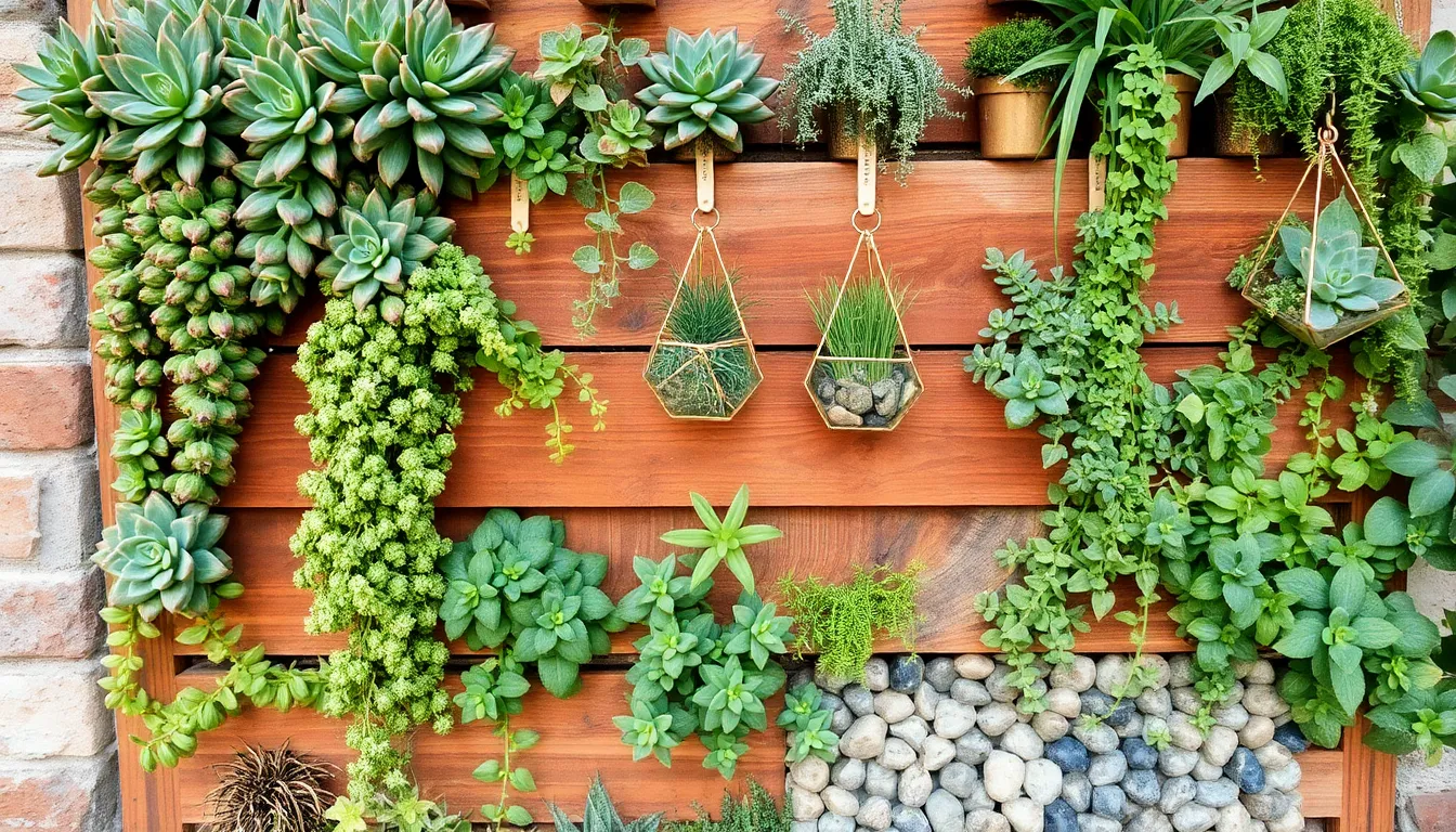 10 Low-Water Vertical Garden Inspirations