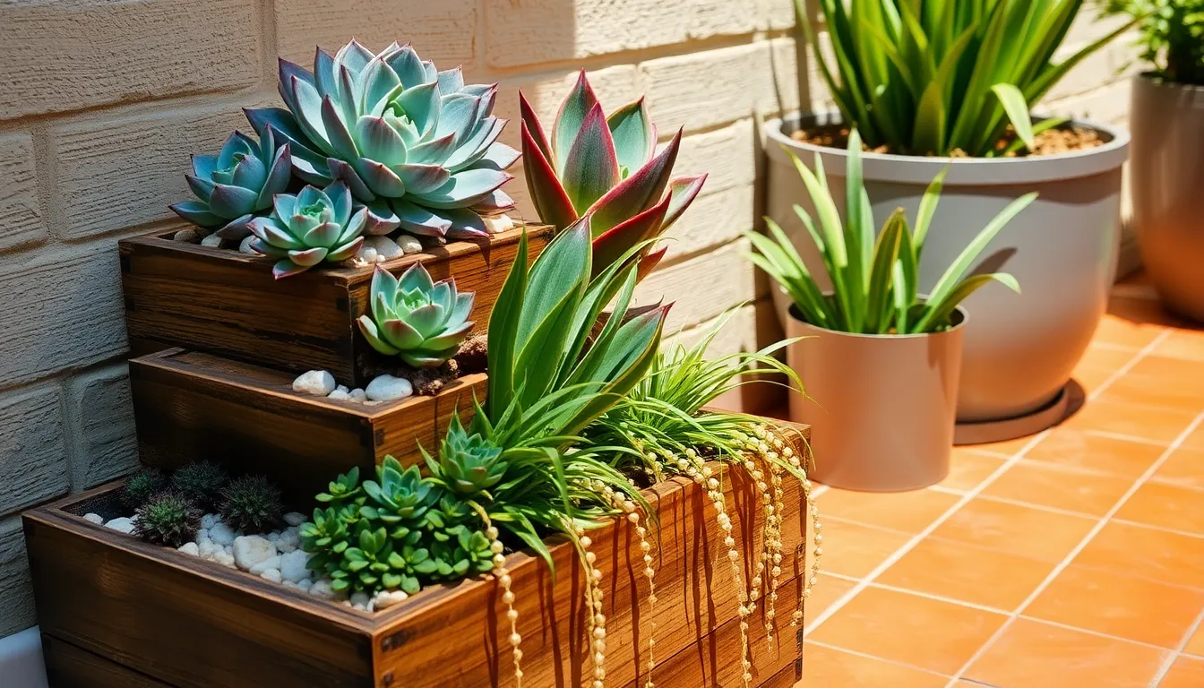 10 Low-Water Patio Garden Ideas
