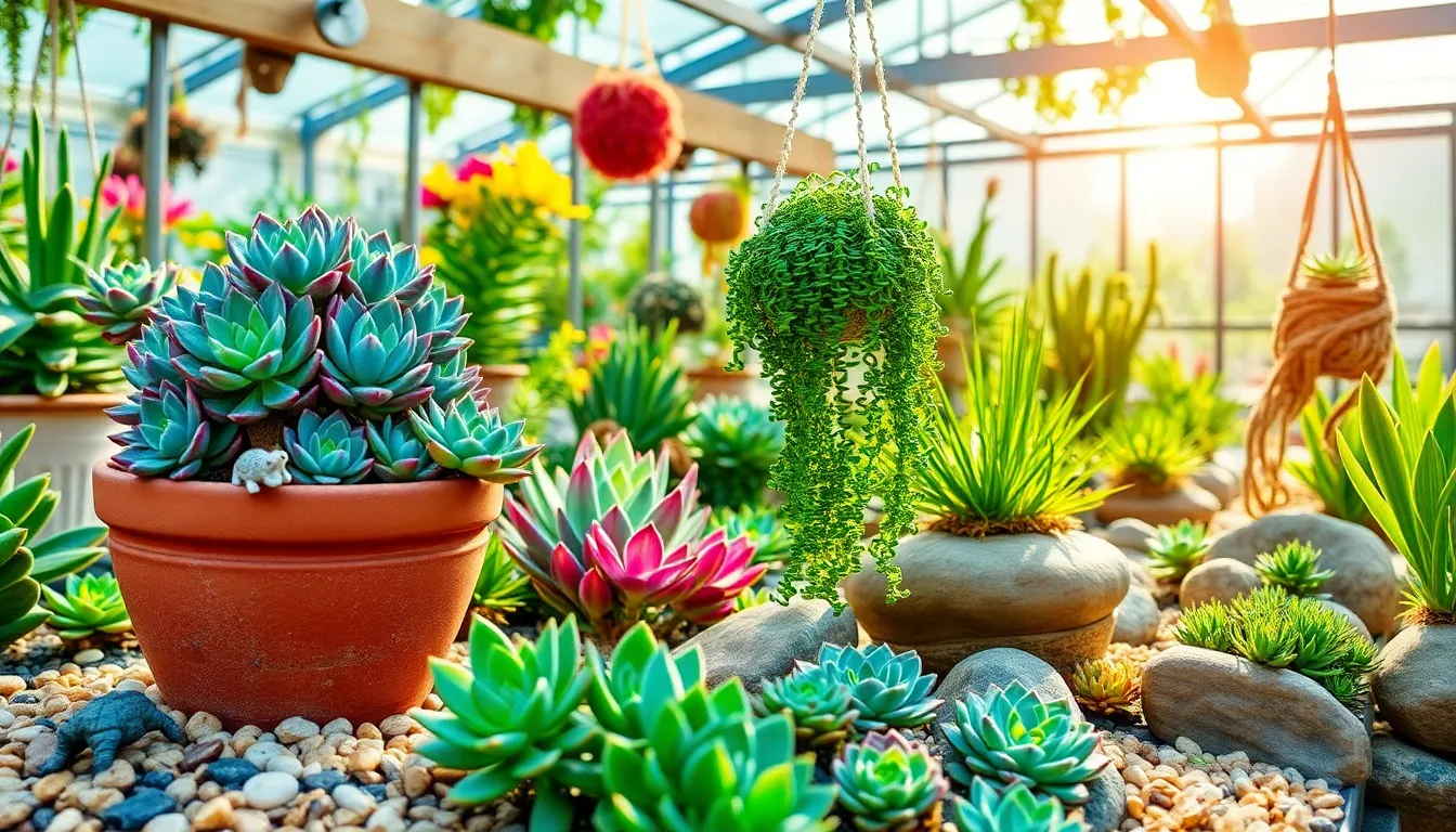 9 Colorful Succulent Garden Designs