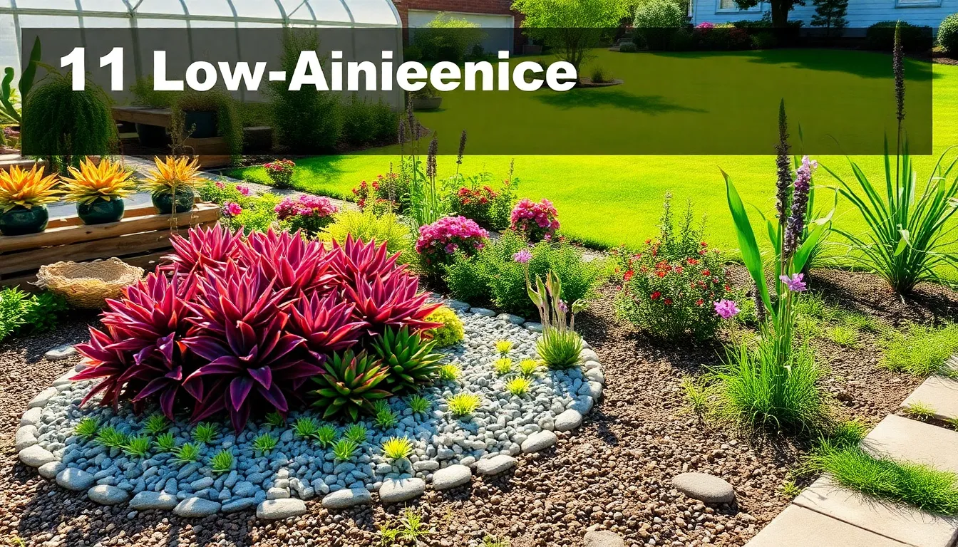 11 Low-Maintenance Flower Bed Designs