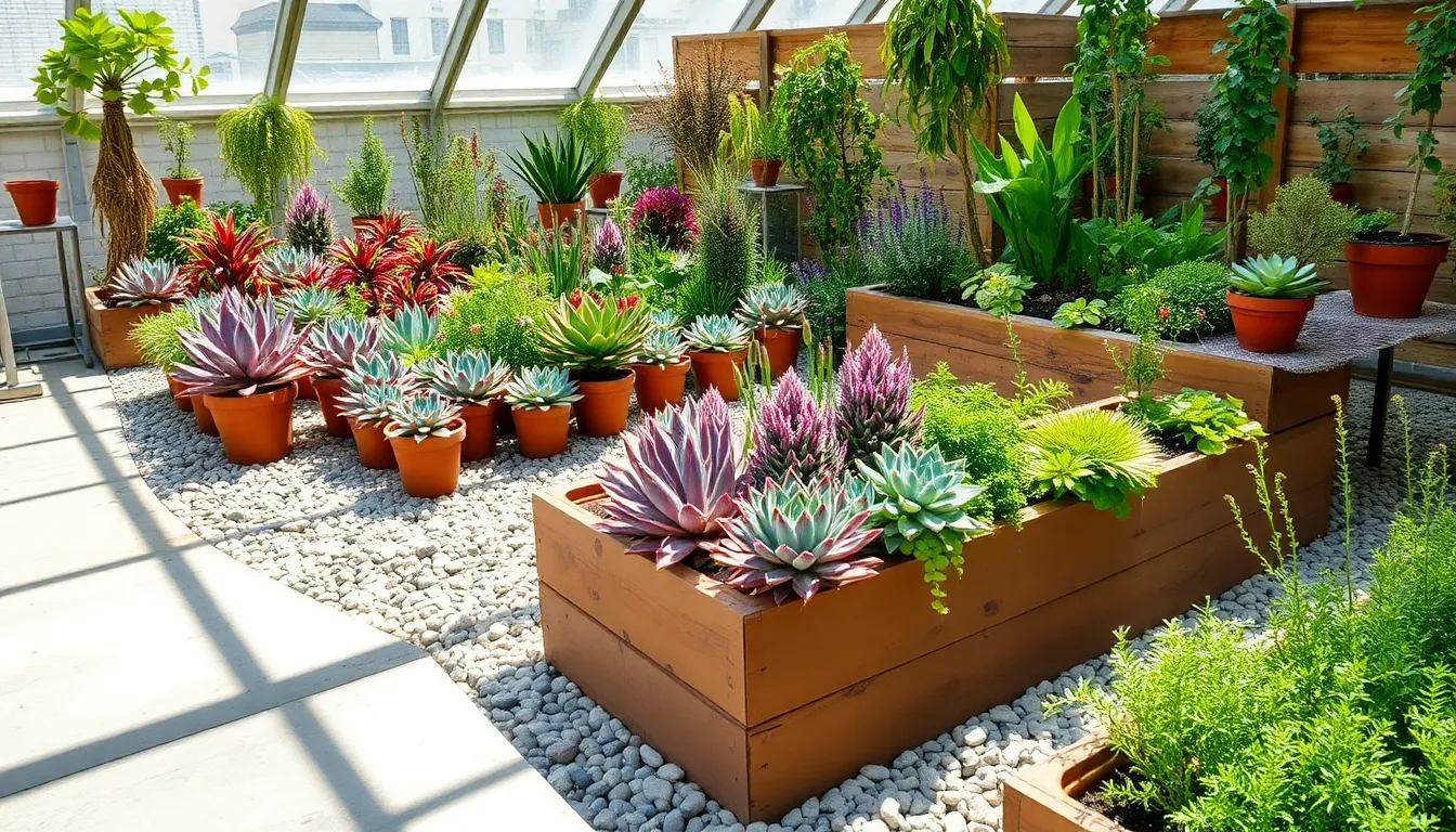 10 Low-Water Rooftop Garden Layouts