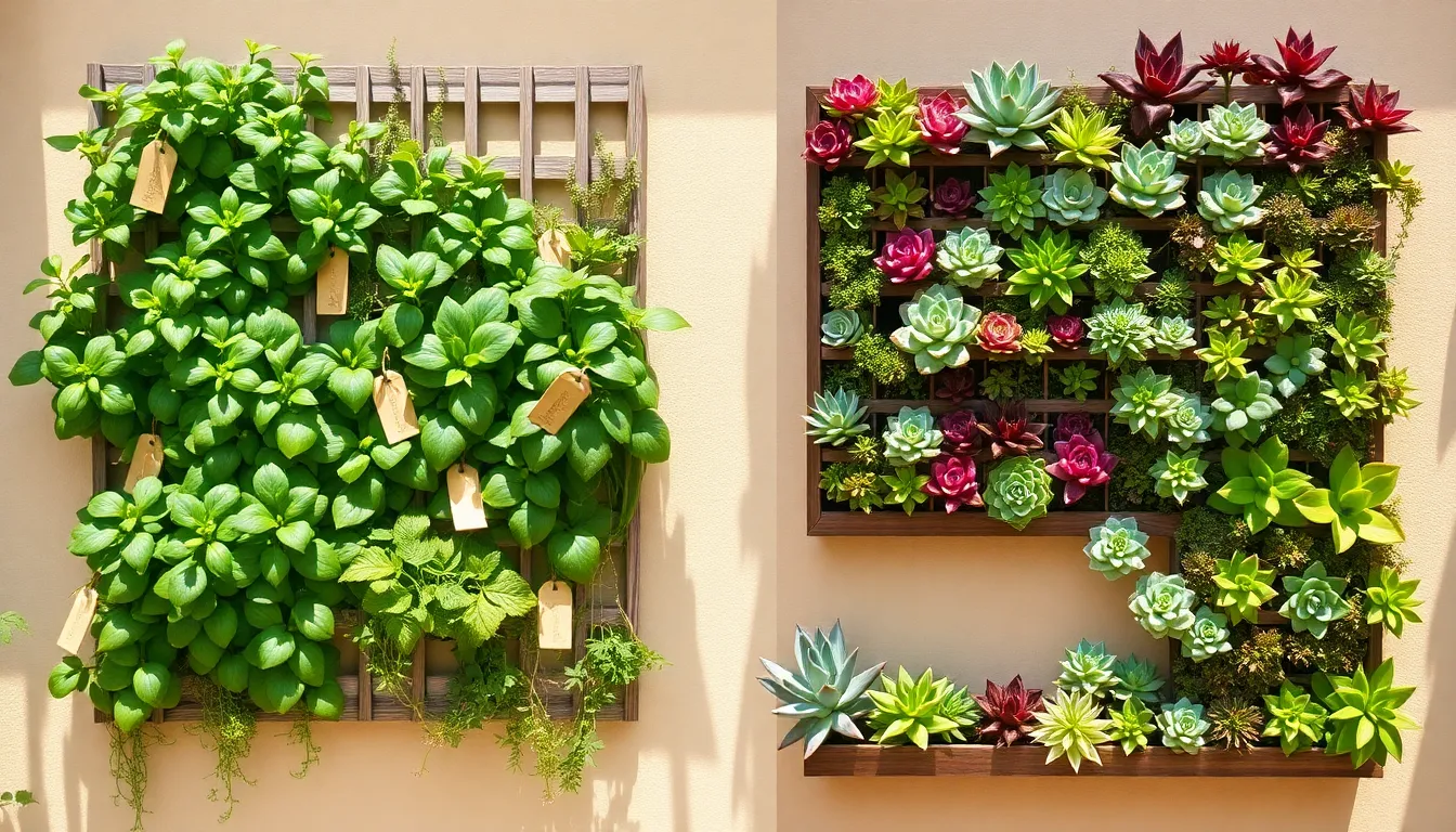 10 Easy Vertical Garden Inspirations