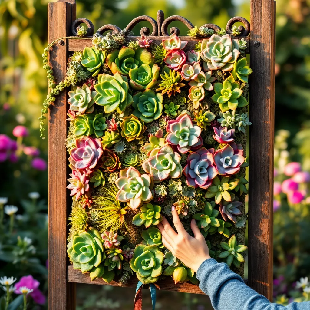 Crafting Vertical Succulent Gardens