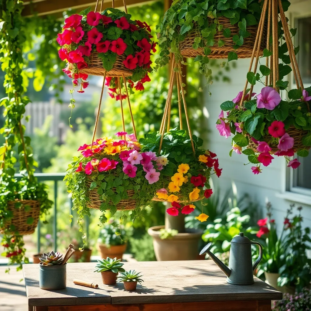 Utilize Hanging Planter Baskets