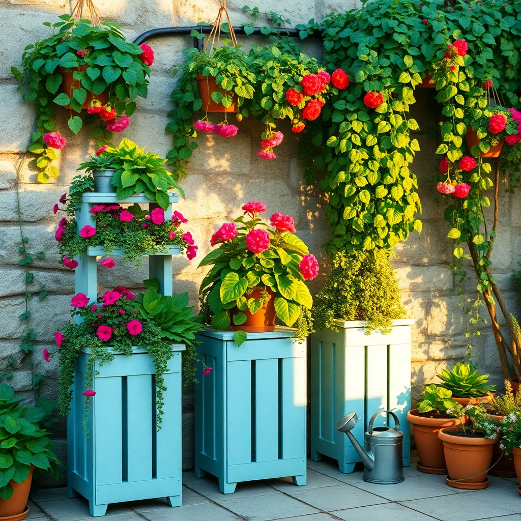 Incorporate Multi-Level Plant Stands