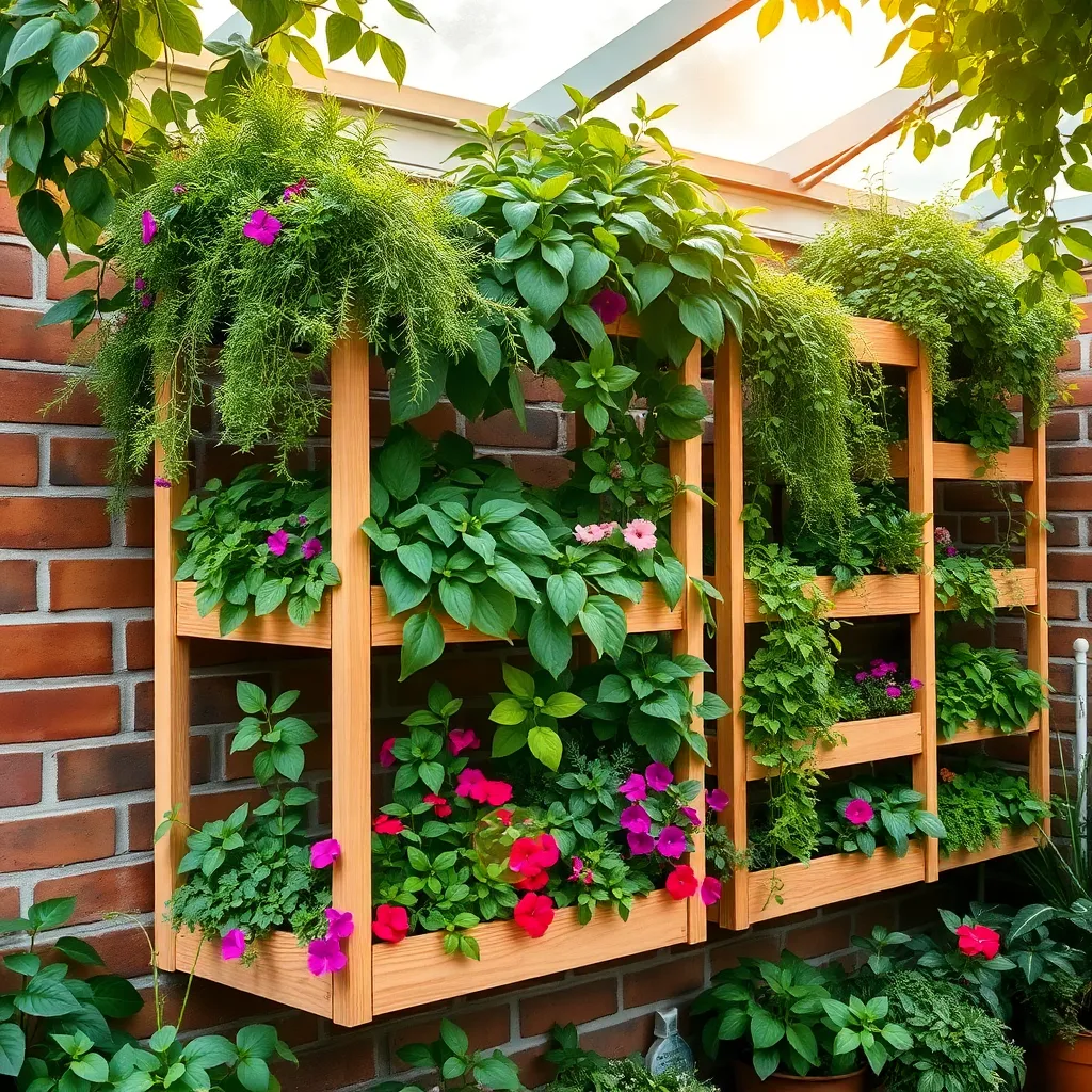 Choose Space-Saving Planter Frames