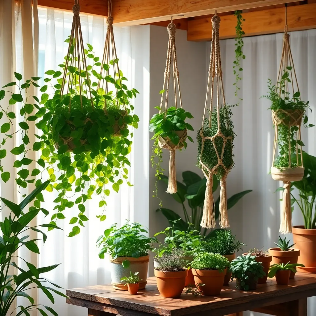Crafting Hanging Plant Displays