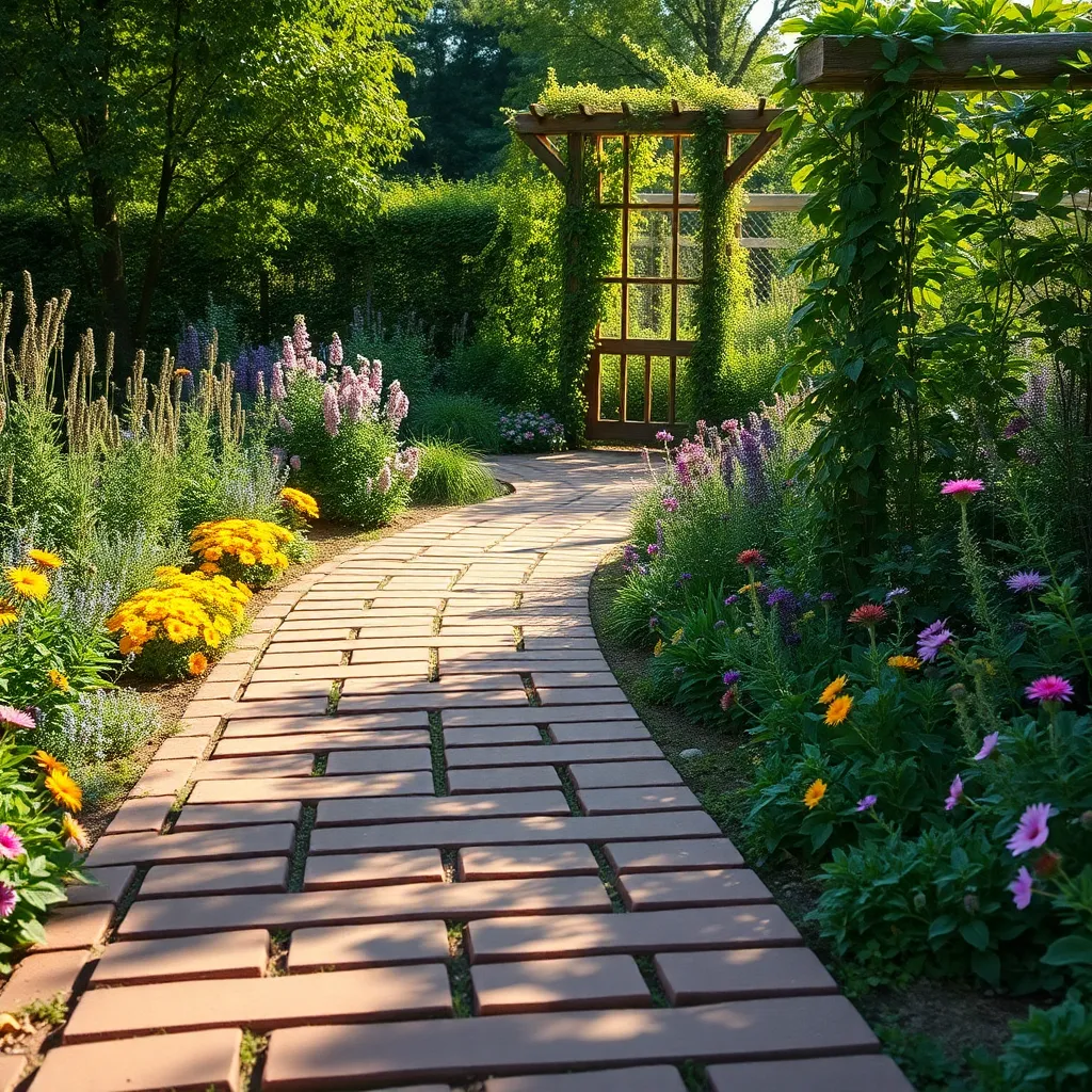Utilizing Recycled Brick Paths