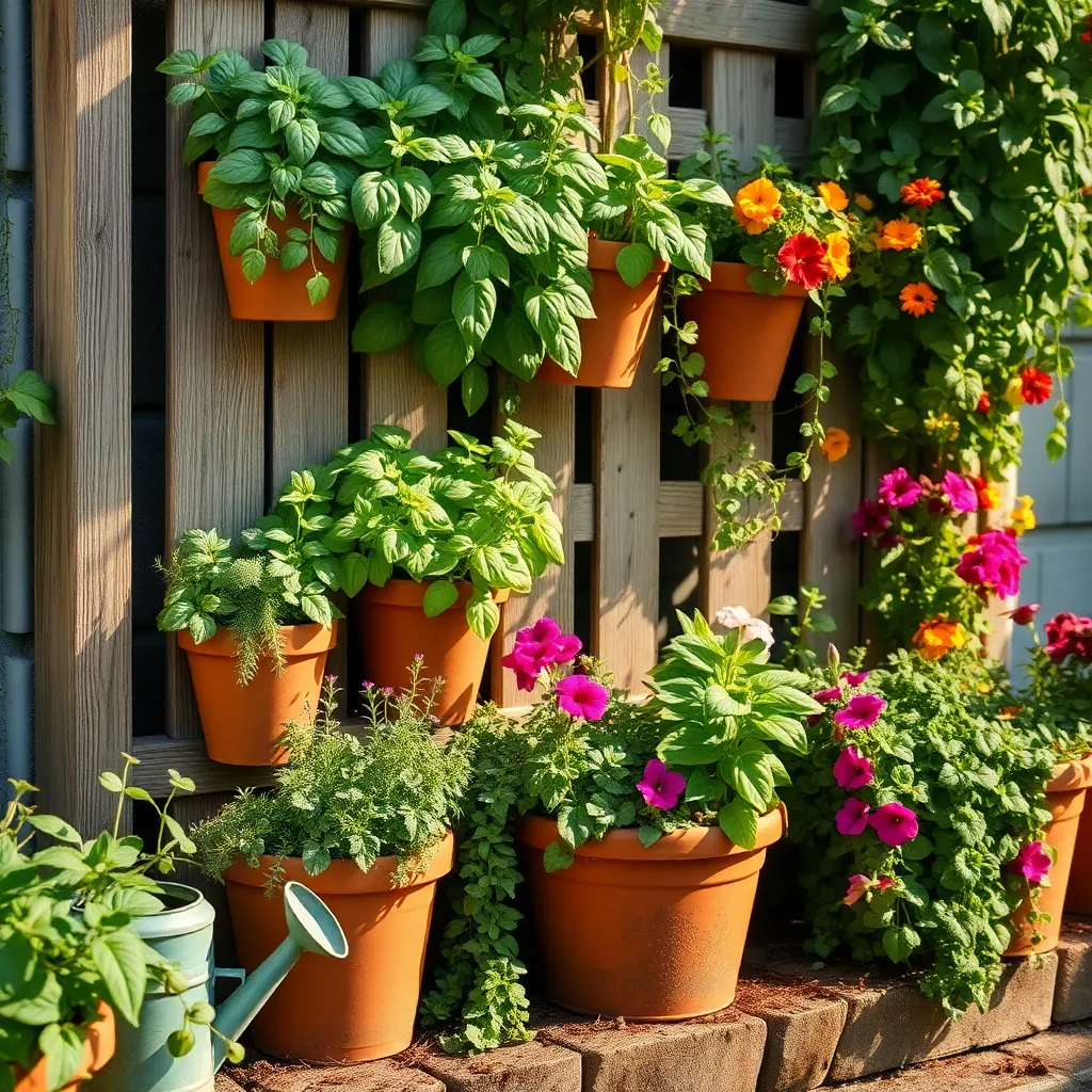 Maximize Space with Vertical Planters