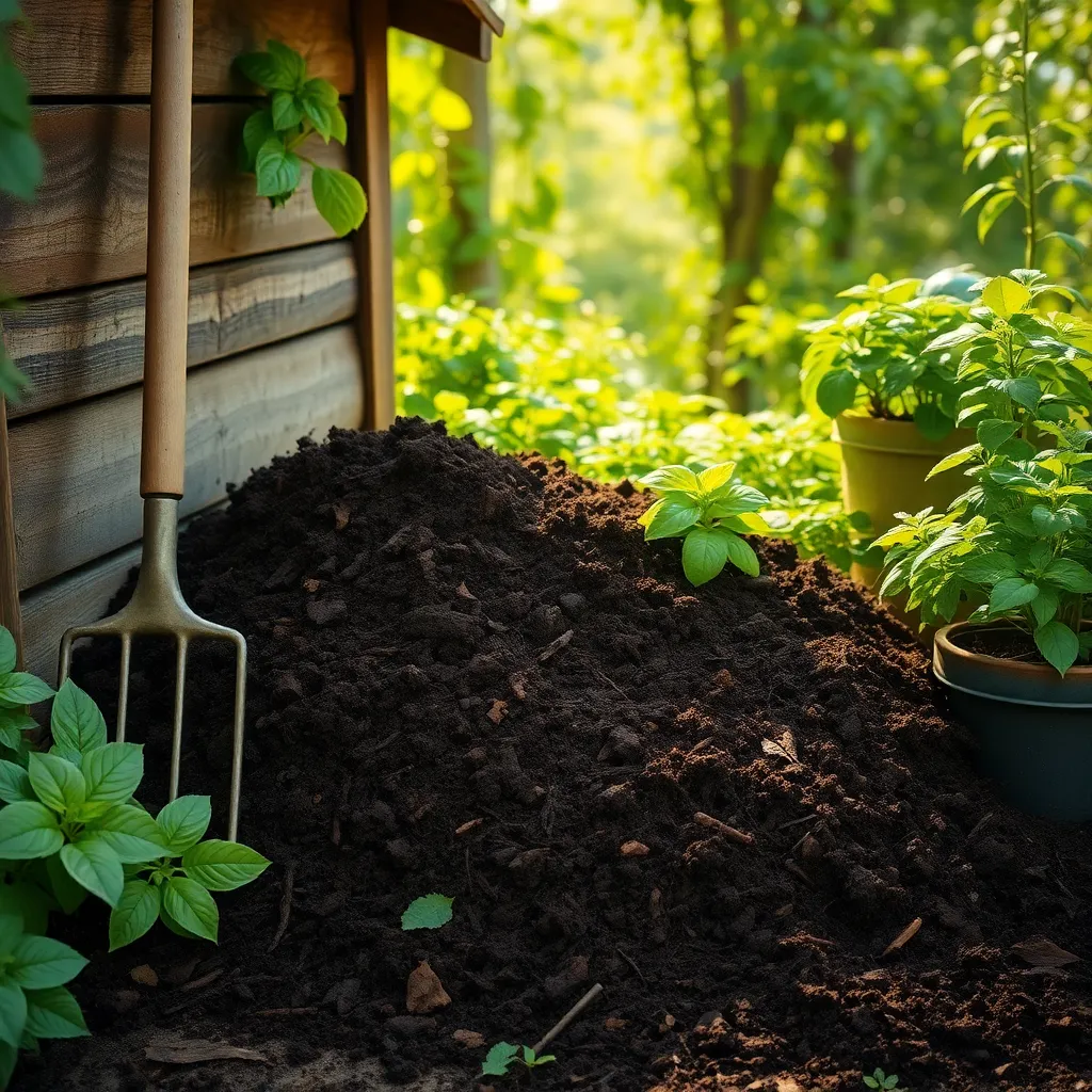 Harvest Finished Compost