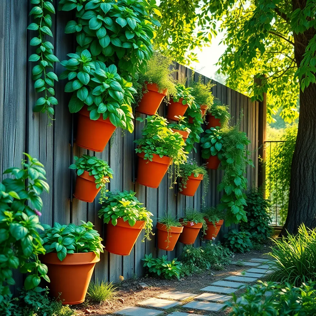 Use Vertical Space with Planters