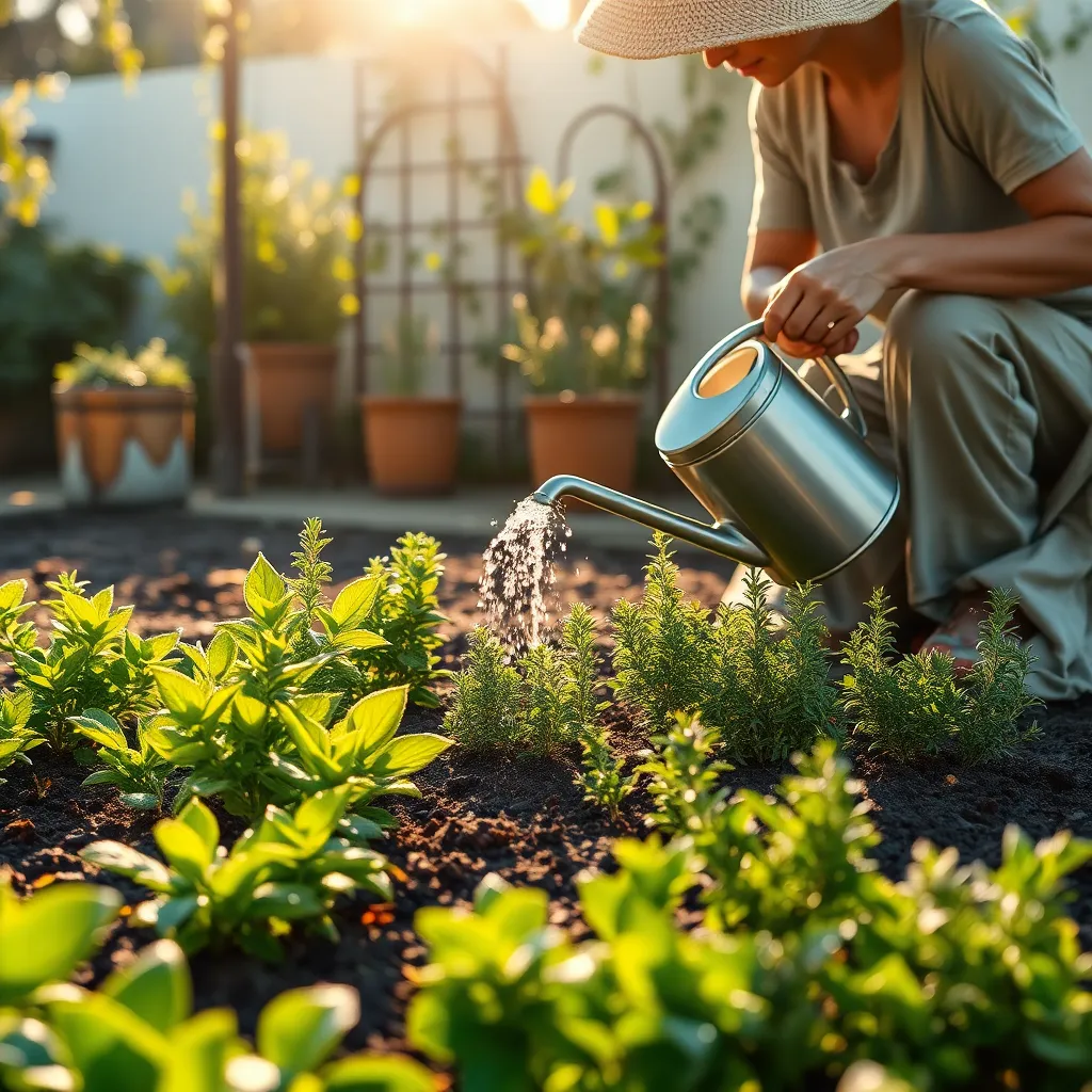 Water Early to Minimize Evaporation