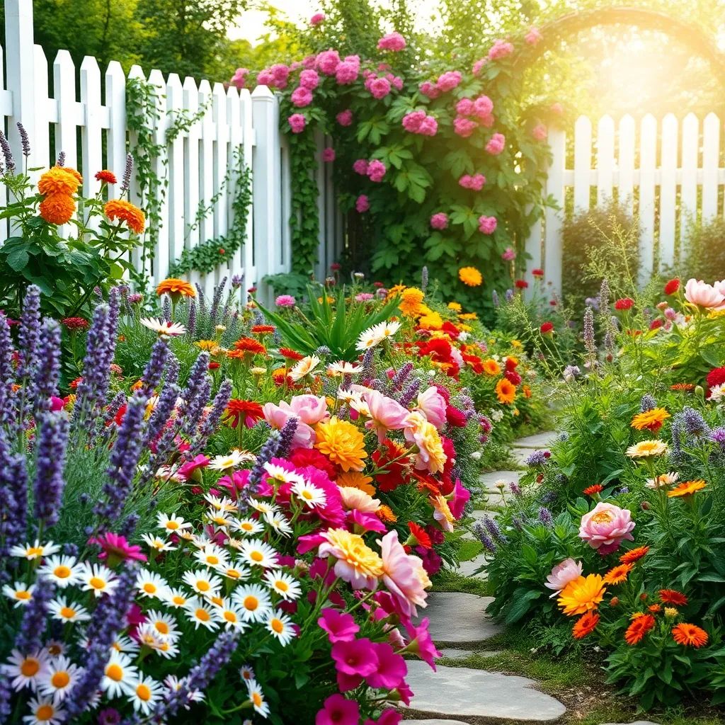 Establishing a Cottage Garden Effect