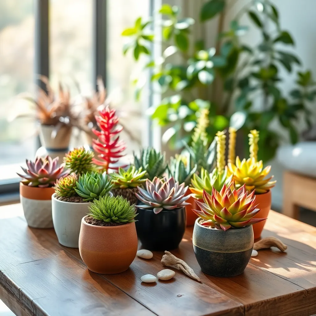Crafting Indoor Succulent Displays