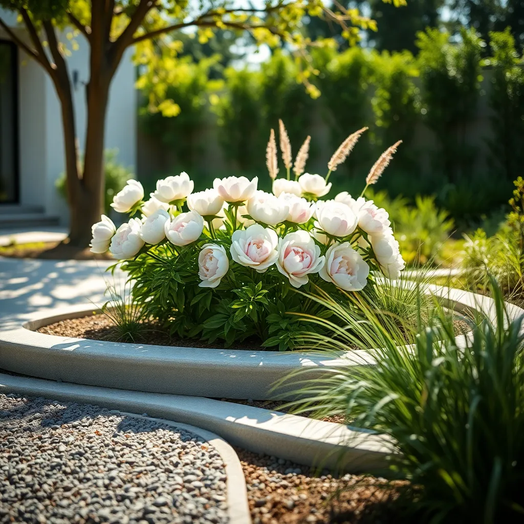 Designing a Minimalist Flower Bed