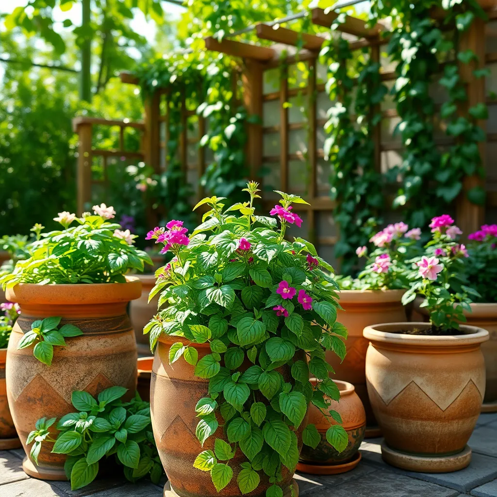 Utilize Self-Watering Containers