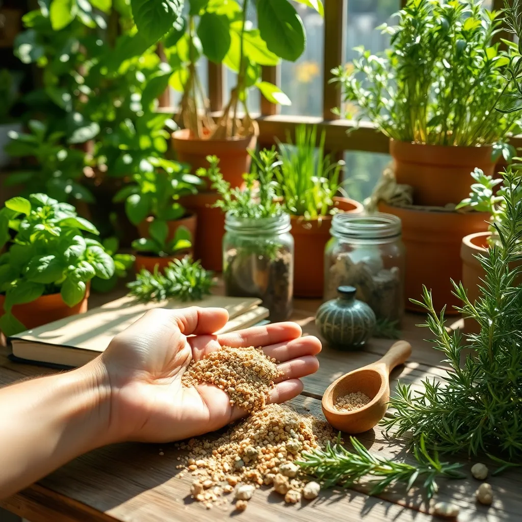 Make Homemade Herb Fertilizer