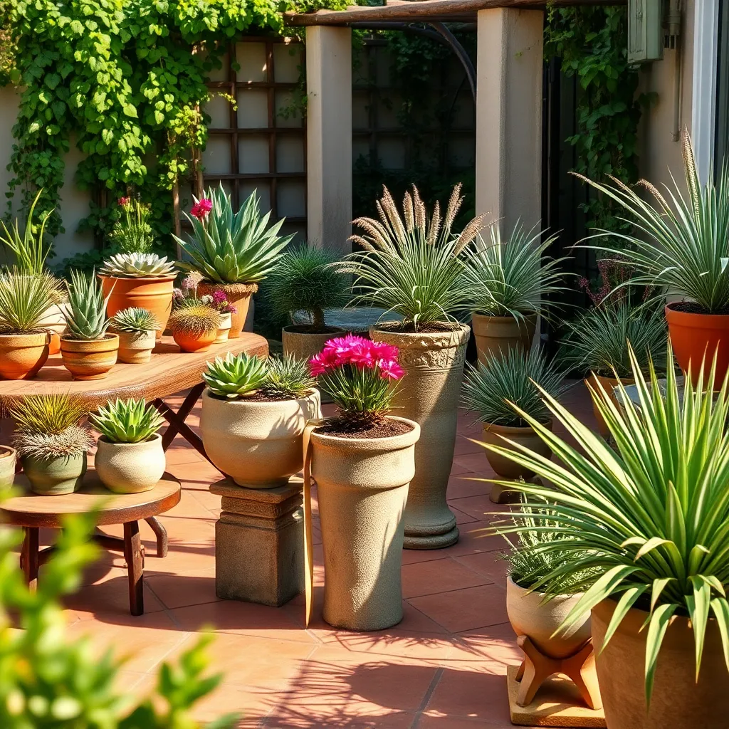Low-Water Container Gardening Ideas