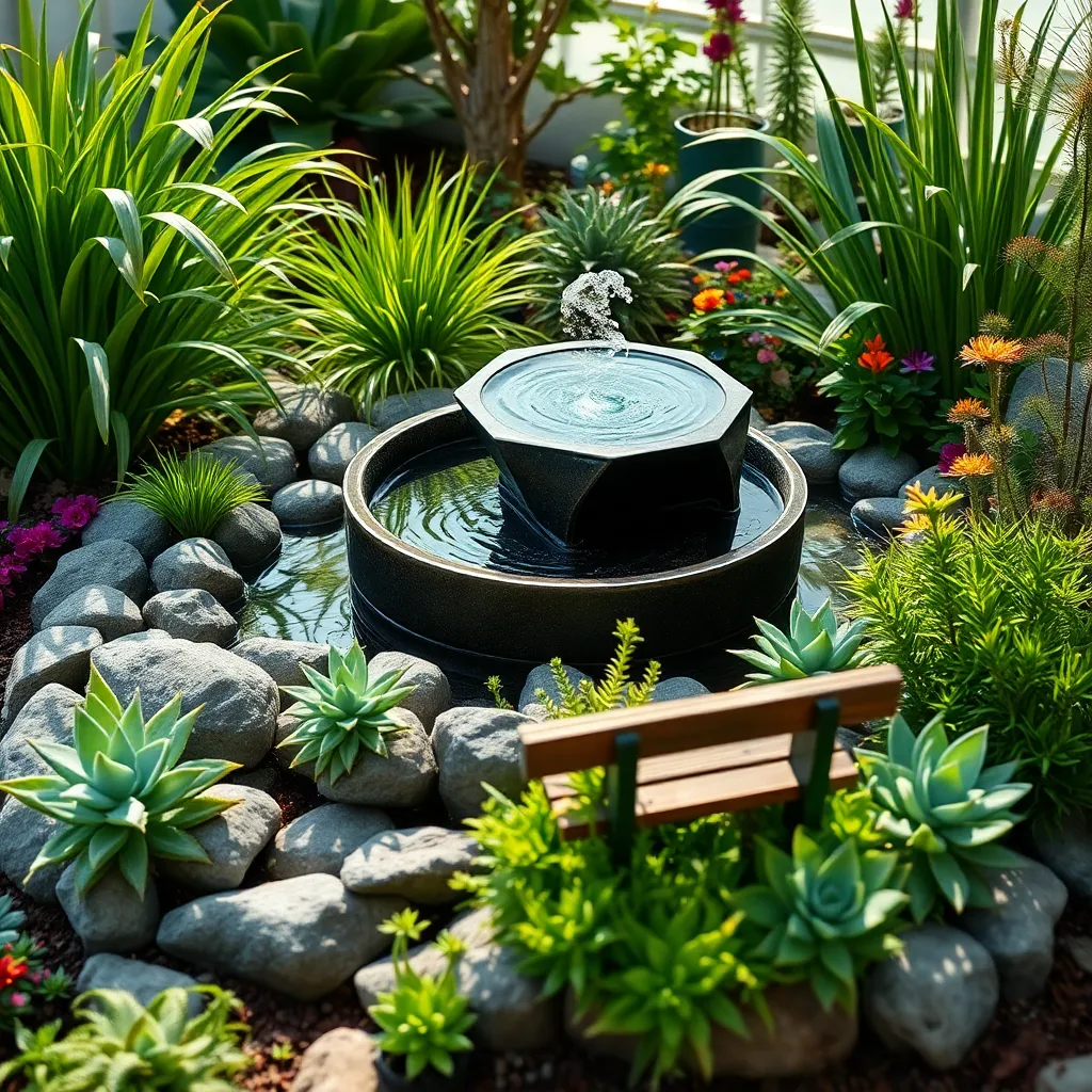 Add a Compact Water Feature