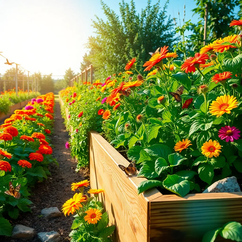 Interplant Flowers for Aesthetic Appeal