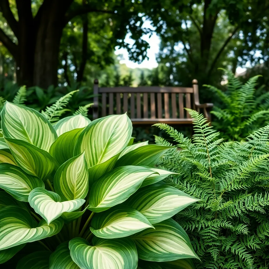 Foliage Focus: Hostas and Ferns