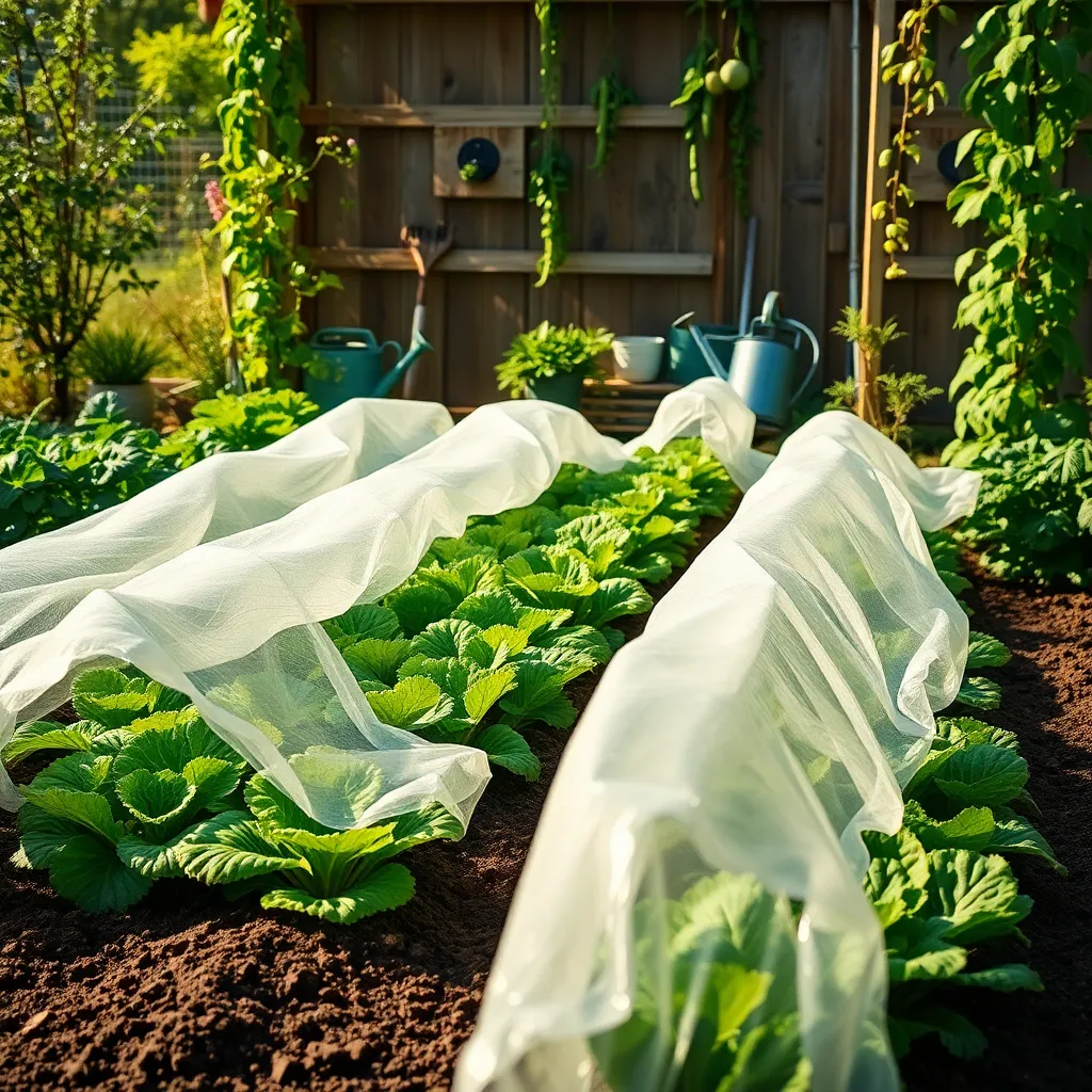 Protect Plants with Row Covers