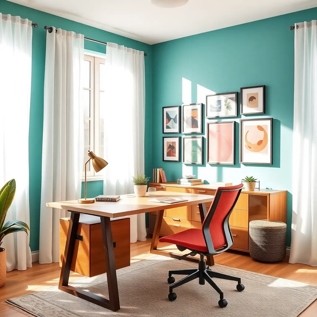 Color Psychology Application (Focus and Creativity Stimulation)