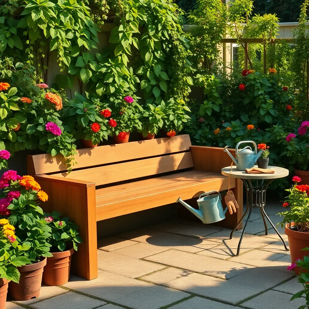 Use Multifunctional Garden Furniture