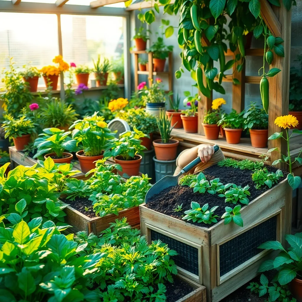 Utilize Compost in Small Gardens