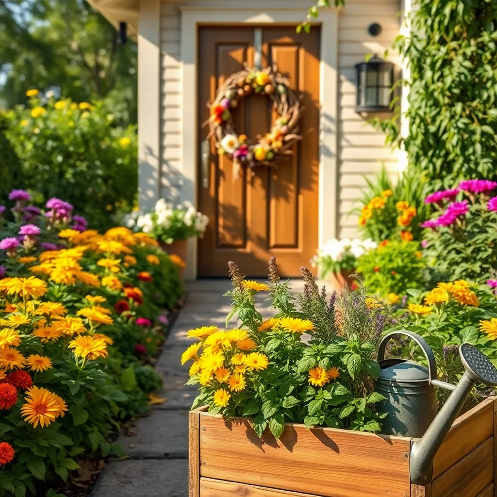Decorate with Seasonal Garden Accents