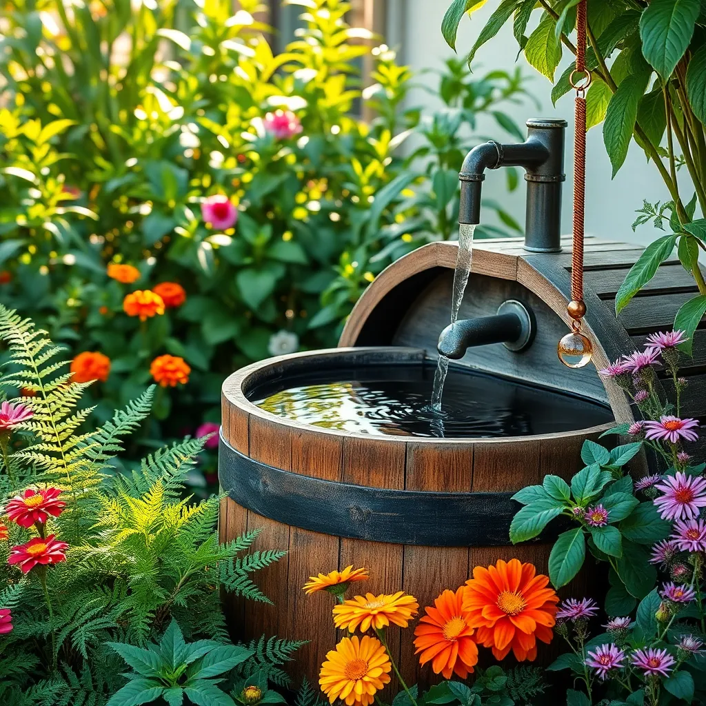 Collect Rainwater in Barrels