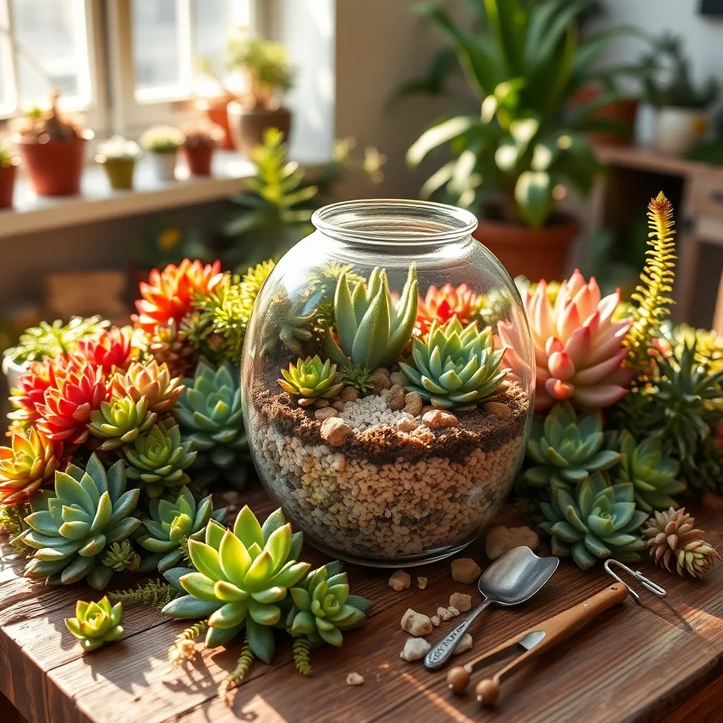 Creating a Succulent Terrarium