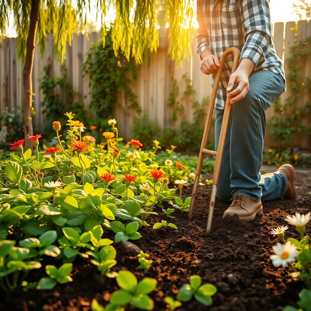 Aerate Soil to Improve Absorption