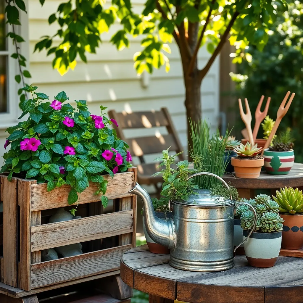 Repurpose Containers for Planting