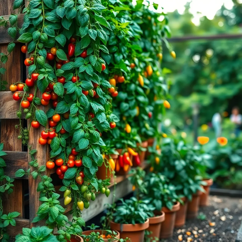 Edible Plant Vertical Gardens