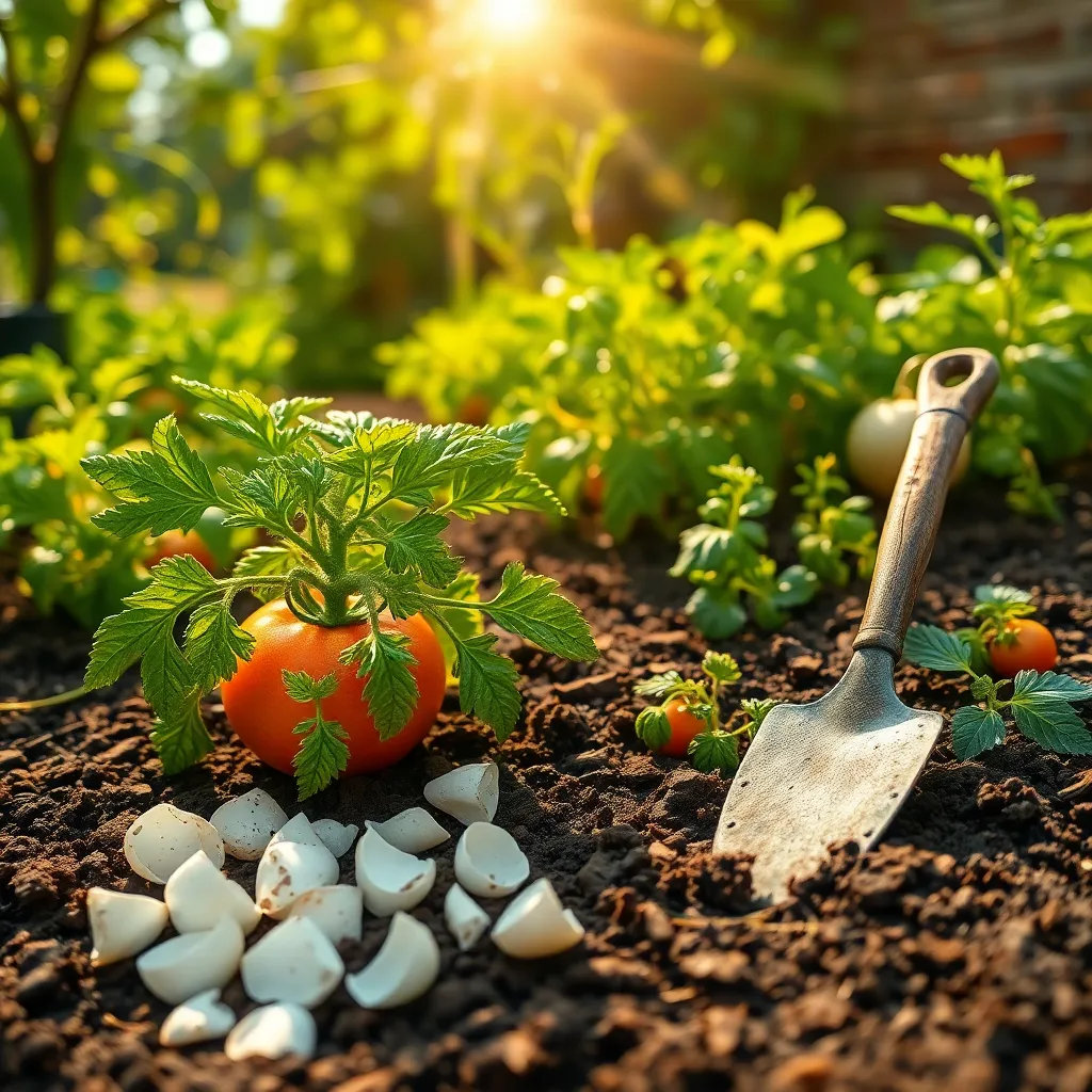Utilize Eggshells to Enrich Soil