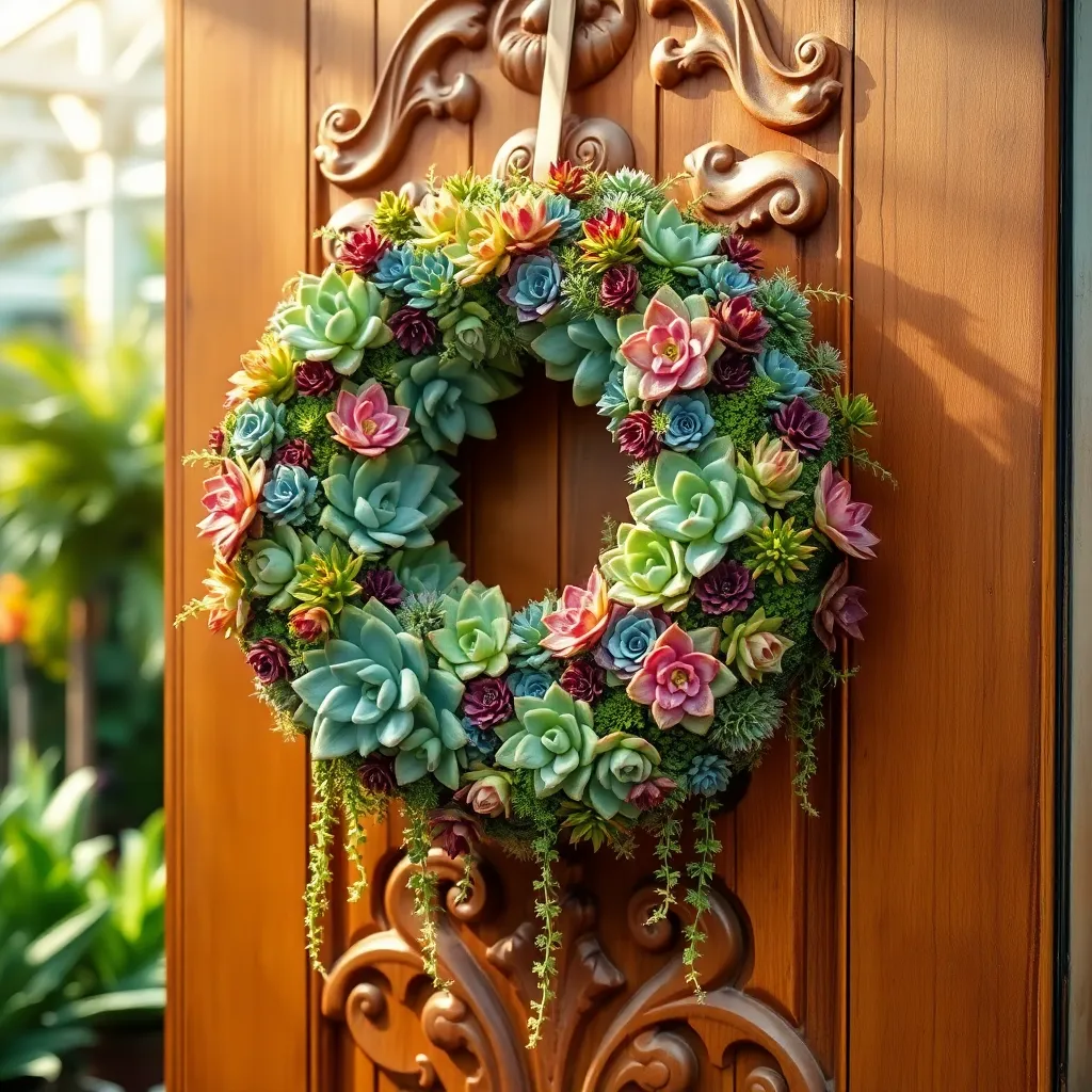 Living Succulent Wreaths