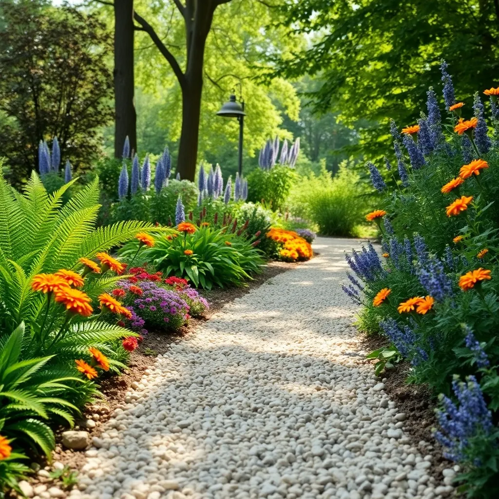 Forming Paths with Crushed Stone