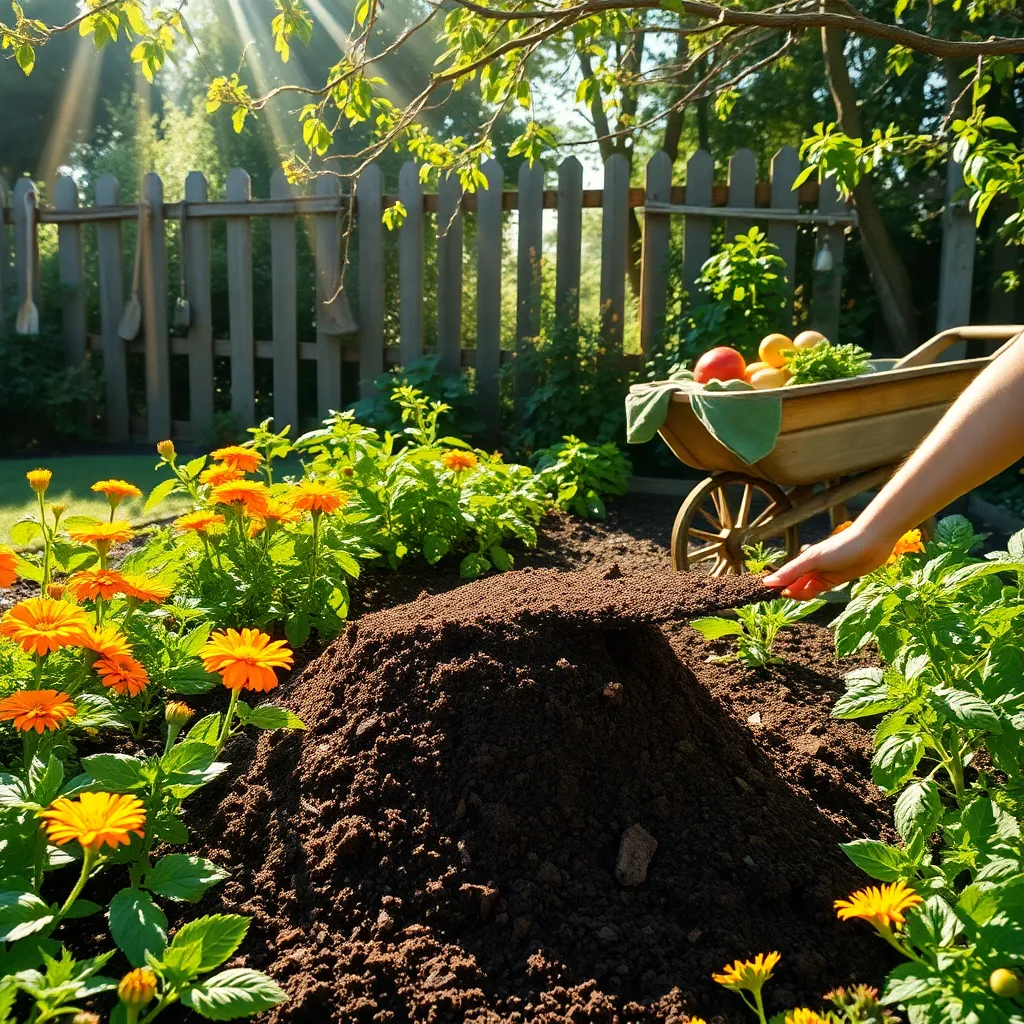 Utilize Finished Compost in Garden