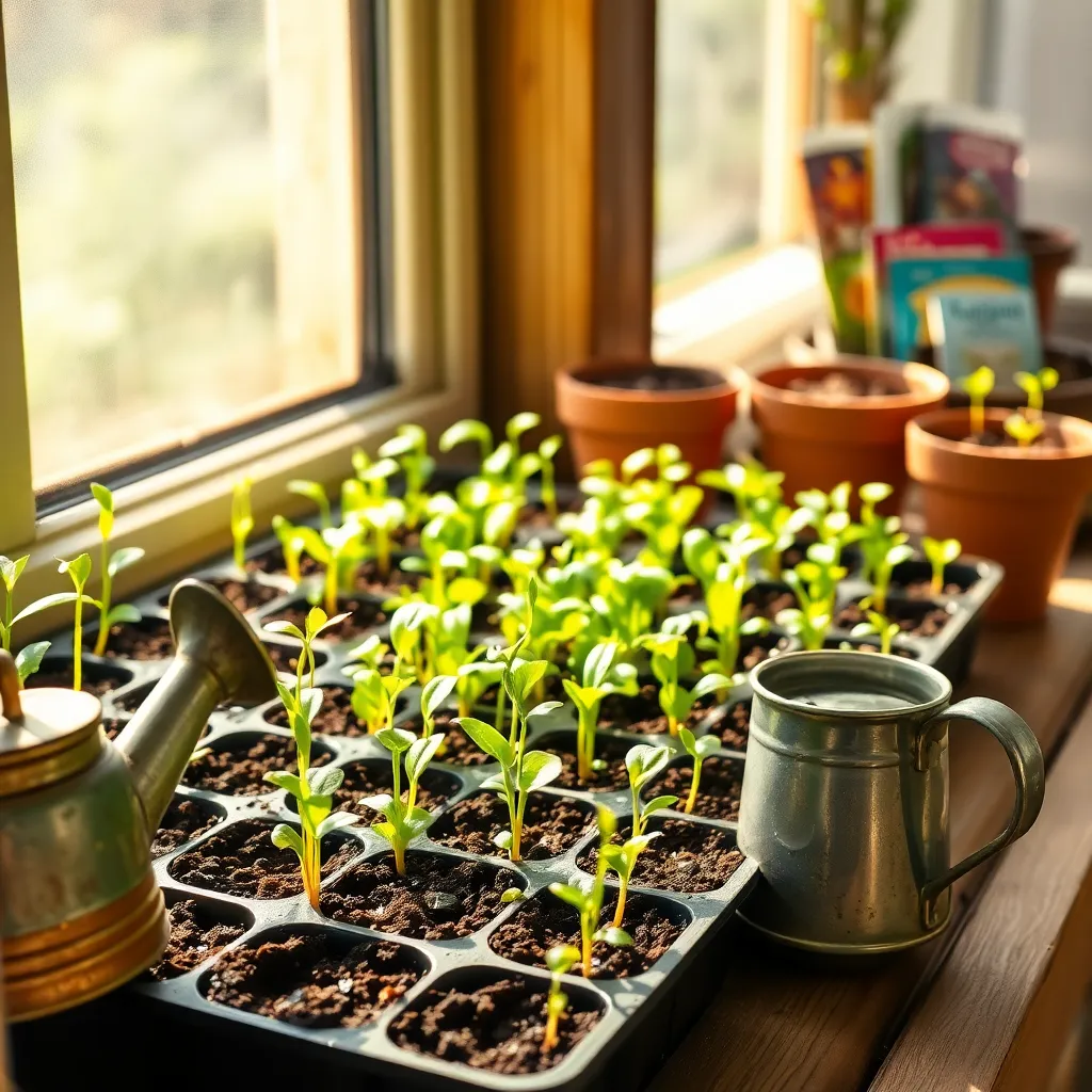 Start Seeds Indoors Early