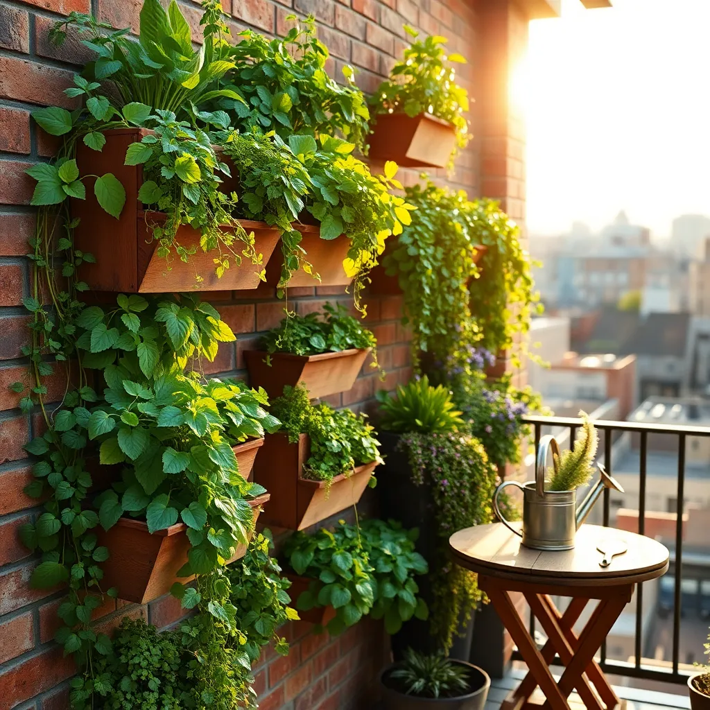 Space-Saving Vertical Gardens