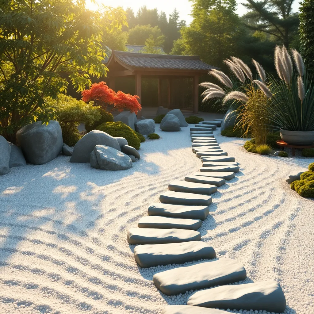 Create a Zen Rock Garden Area