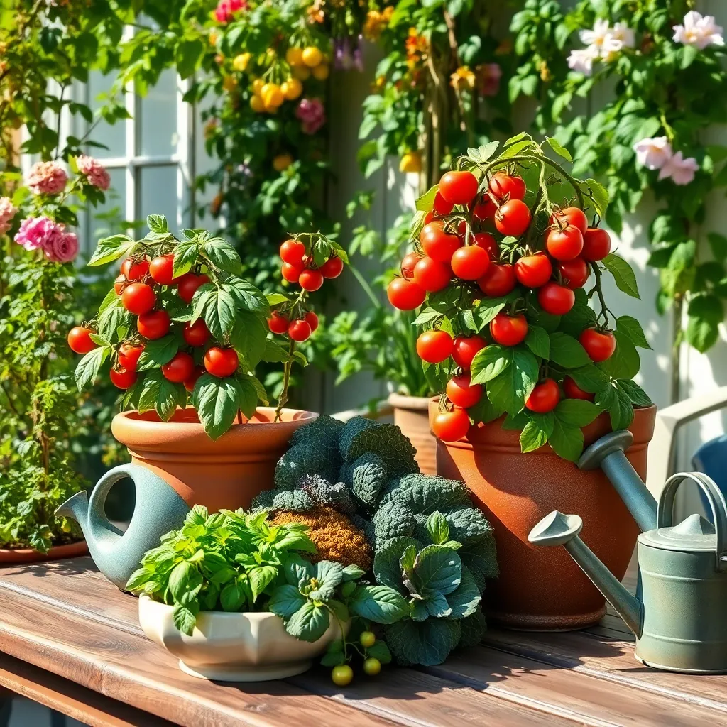 Integrate Edibles in Decorative Pots