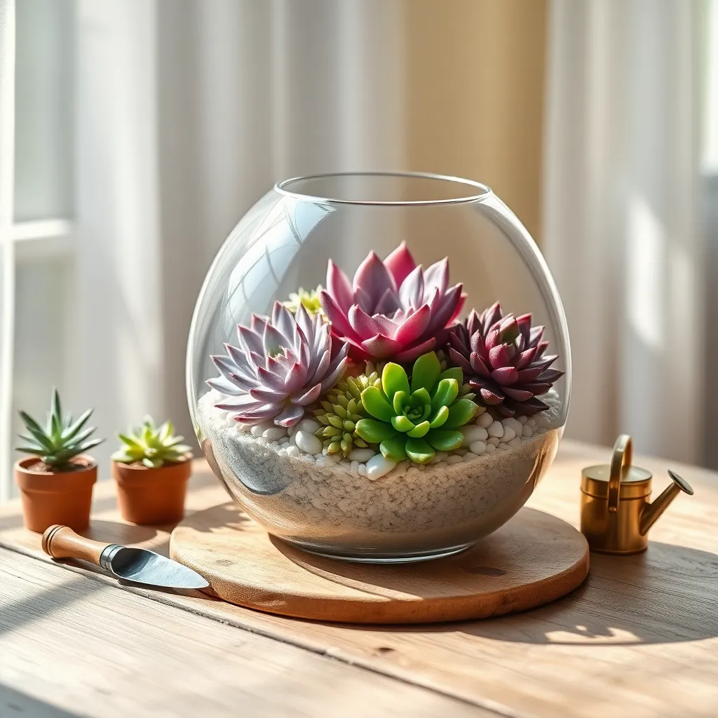 Building Striking Succulent Terrariums