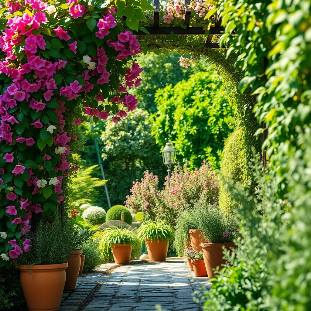 Incorporating Climbing Plants