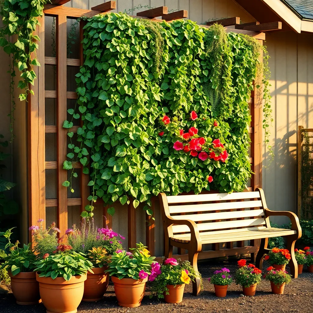 Incorporate Vertical Garden Structures
