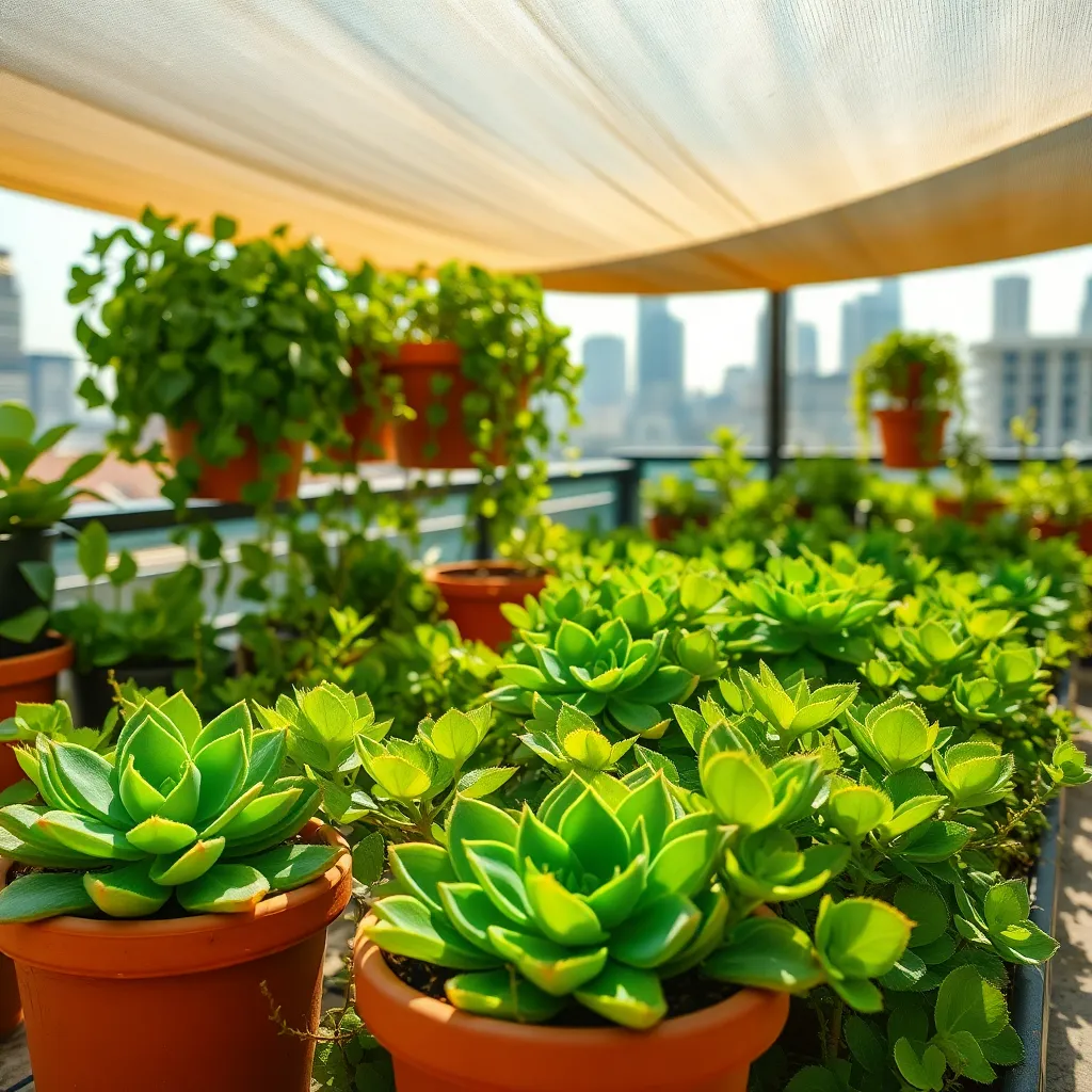 Shade Cloth Canopies (Temperature Regulation)