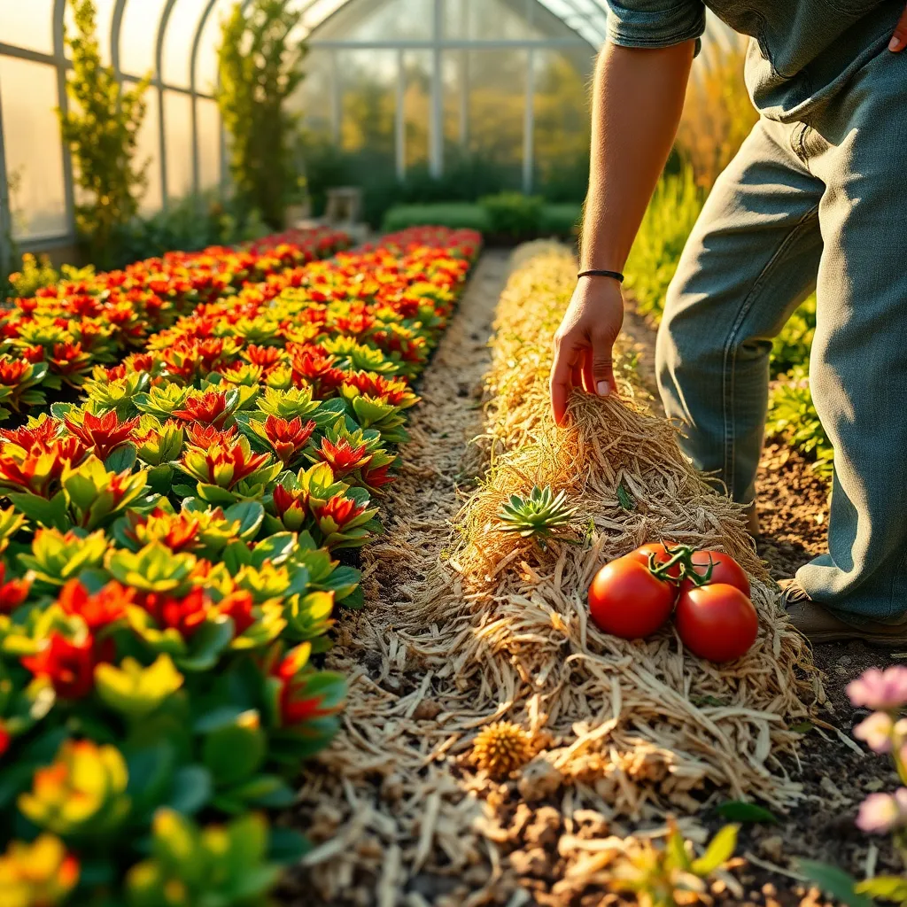 Mulch with Grass Clippings